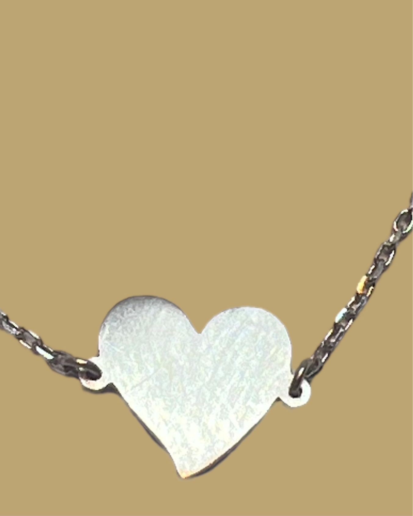 Heart bracelet hand made