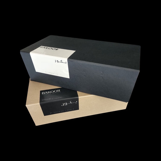 Rose Bakoor set with Gold rim