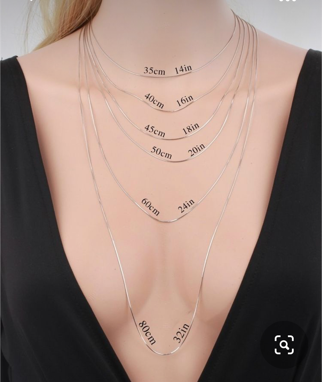 Simple chain in yellow gold