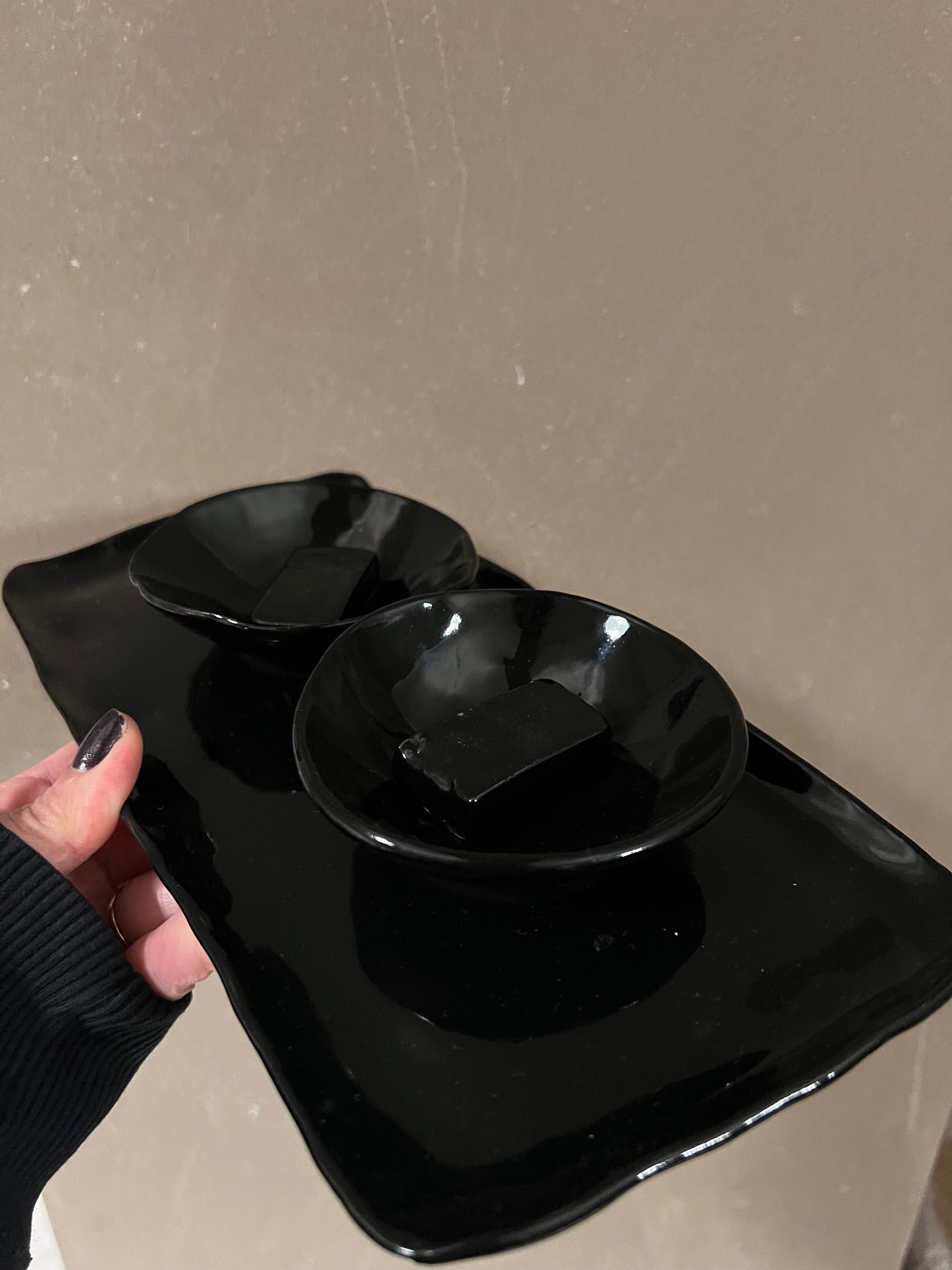 Black Sushi set for two