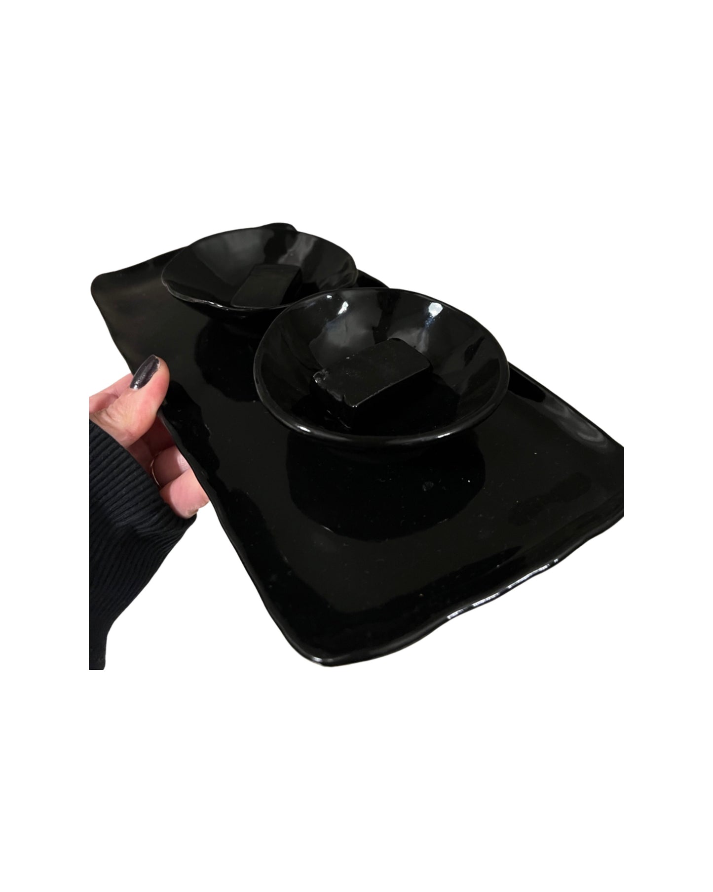 Black Sushi set for two