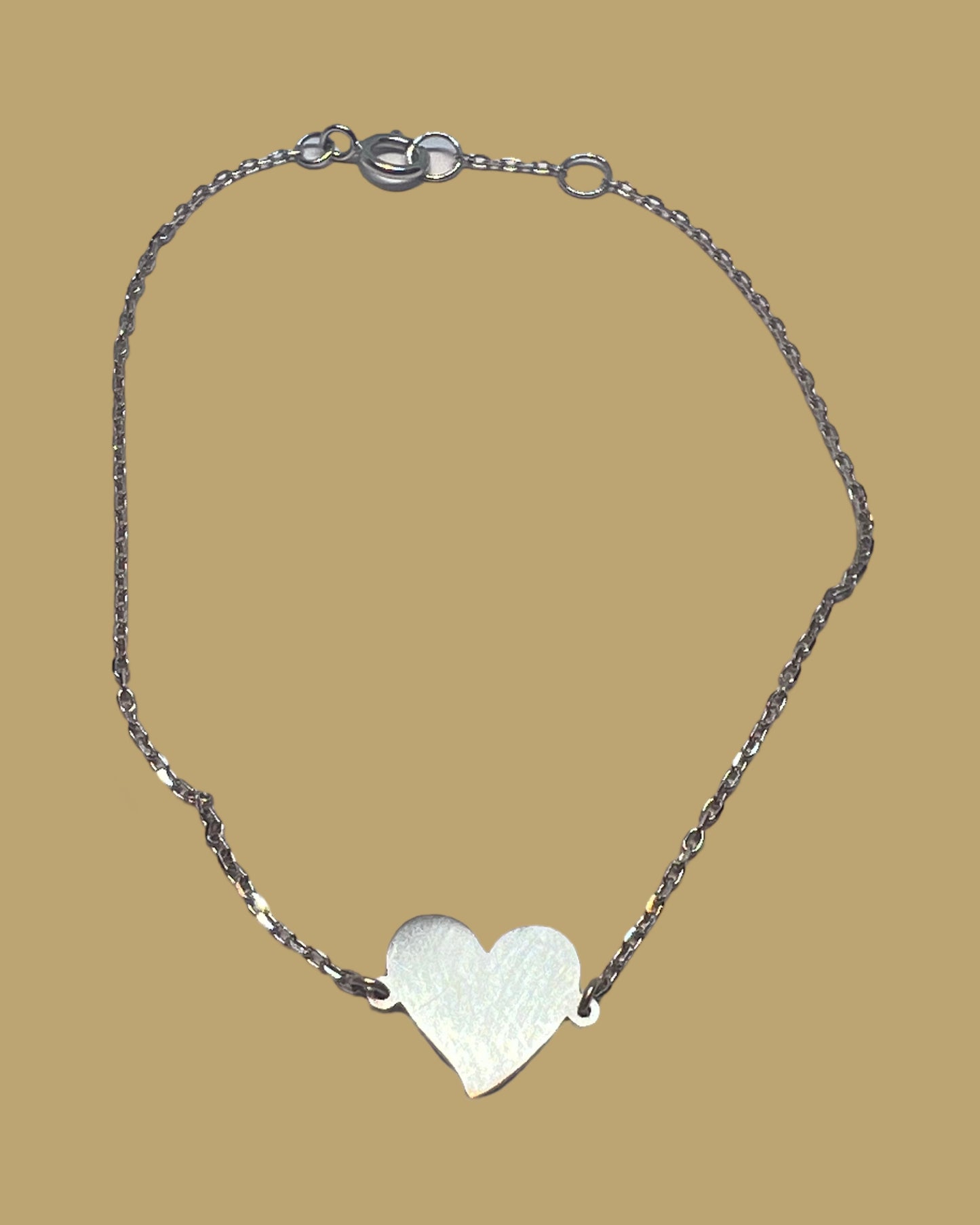 Heart bracelet hand made