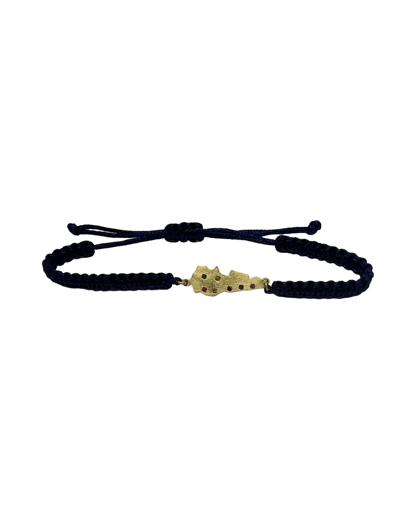 Lebanon map with the cities chambala bracelet