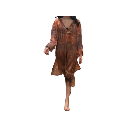 Earthy closed kaftan