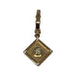 Art Deco charm with diamonds in pink gold