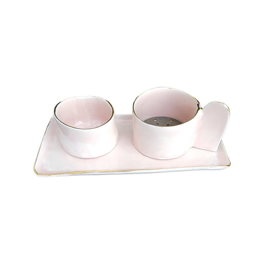 Rose Bakoor set with Gold rim