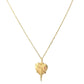 Chained Heart necklace with a Rubi
